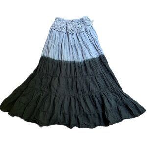 boho festival maxi skirt 💌🌀